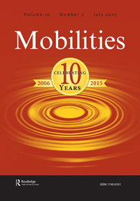 Cover image for Mobilities, Volume 10, Issue 3, 2015