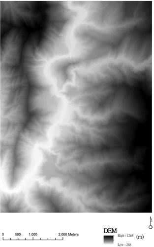 Figure 6. LiDAR-derived DEM.