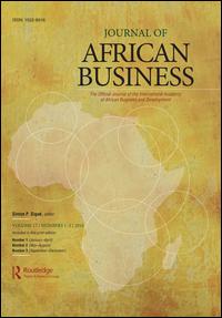 Cover image for Journal of African Business, Volume 19, Issue 4, 2018