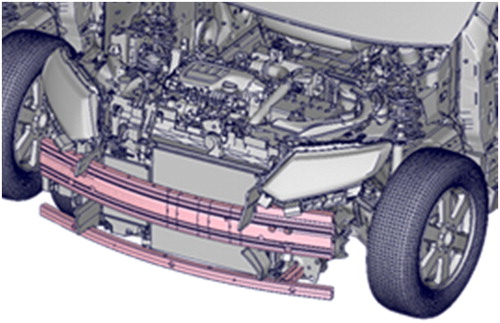 Figure 1. SD reduction structure of a C-SUV (OEM-A).