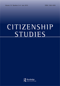 Cover image for Citizenship Studies, Volume 19, Issue 3-4, 2015