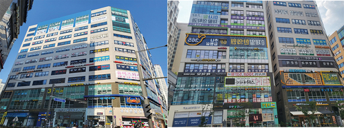 Figure 2. Signboard examples in unregulated areas.