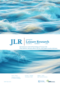 Cover image for Journal of Leisure Research, Volume 51, Issue 5, 2020