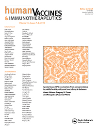 Cover image for Human Vaccines & Immunotherapeutics, Volume 15, Issue 7-8, 2019