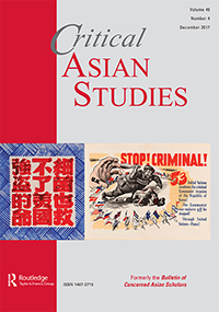 Cover image for Critical Asian Studies, Volume 49, Issue 4, 2017