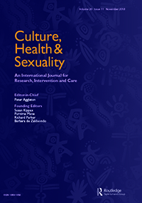Cover image for Culture, Health & Sexuality, Volume 20, Issue 11, 2018