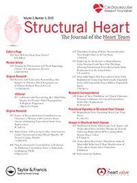 Cover image for Structural Heart, Volume 3, Issue 5, 2019