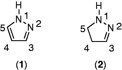 Figure 1. Pyrazole and 4,5-dihydro-1H-pyrazole.