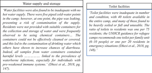 Box 2. Example of water and sanitation facilities in the Global North.