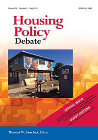 Cover image for Housing Policy Debate, Volume 29, Issue 3, 2019