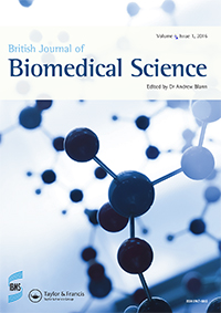 Cover image for British Journal of Biomedical Science, Volume 72, Issue 3, 2015