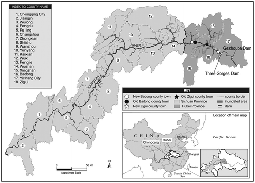 Figure 1. Location of sample sites. Source: Mcdonald et al. (Citation2008, p. 89).