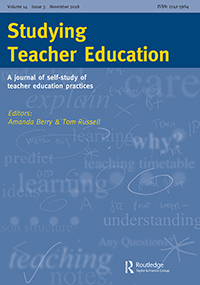 Cover image for Studying Teacher Education, Volume 14, Issue 3, 2018