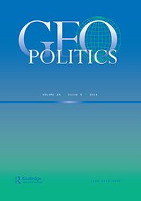 Cover image for Geopolitics, Volume 23, Issue 3, 2018