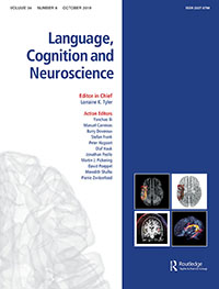 Cover image for Language, Cognition and Neuroscience, Volume 34, Issue 8, 2019