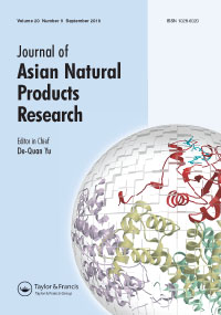 Cover image for Journal of Asian Natural Products Research, Volume 20, Issue 9, 2018