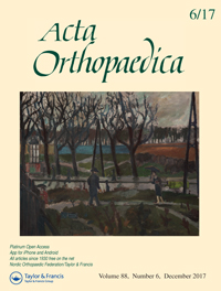 Cover image for Acta Orthopaedica, Volume 88, Issue 6, 2017
