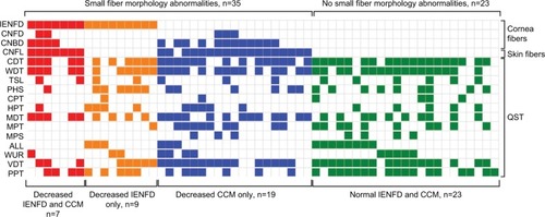 Figure 4 Neuropathic pain phenotypes of sarcoidosis patients.