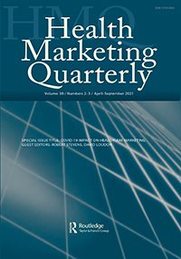 Cover image for Health Marketing Quarterly, Volume 38, Issue 2-3, 2021