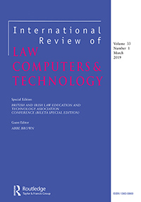 Cover image for International Review of Law, Computers & Technology, Volume 33, Issue 1, 2019