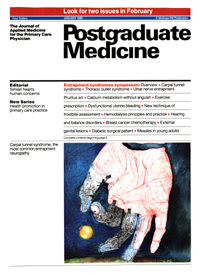 Cover image for Postgraduate Medicine, Volume 77, Issue 1, 1985