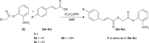 Scheme 2 Synthesis of phenolic derivatives (6a–6c).