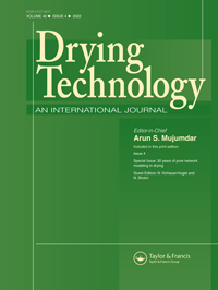 Cover image for Drying Technology, Volume 40, Issue 4, 2022