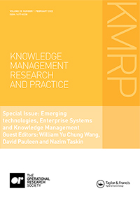Cover image for Knowledge Management Research & Practice, Volume 20, Issue 1, 2022