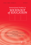 Cover image for International Studies in Sociology of Education, Volume 23, Issue 3, 2013