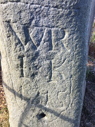 Figure 2. Nineteenth century Graffiti on the Kempock Stone’ .