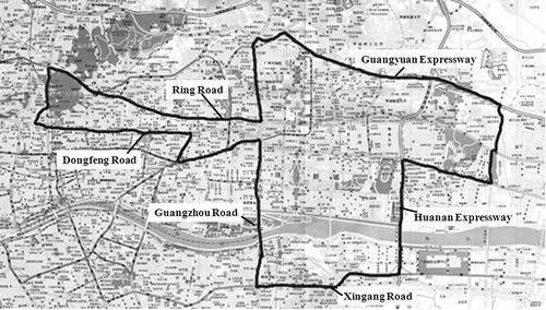 Figure 2. Test routes for driving patterns.