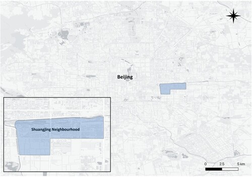 Figure 1. Shuangjing Neighbourhood in Beijing. Source: by the authors.