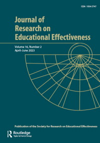 Cover image for Journal of Research on Educational Effectiveness, Volume 16, Issue 2, 2023