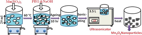 Figure 1. Schematic diagram of synthesized Mn3O4 nanoparticles.