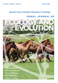 Cover image for Israel Journal of Ecology & Evolution, Volume 61, Issue 2, 2015