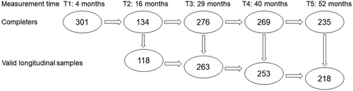 Figure 1. Details of the longitudinal sample.