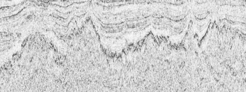 Figure 1. Part of a seismic reflection line.