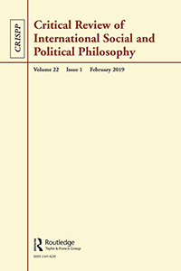 Cover image for Critical Review of International Social and Political Philosophy, Volume 22, Issue 1, 2019