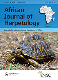 Cover image for African Journal of Herpetology, Volume 66, Issue 2, 2017