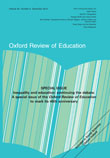 Cover image for Oxford Review of Education, Volume 40, Issue 6, 2014