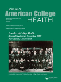 Cover image for Journal of American College Health, Volume 68, Issue 8, 2020