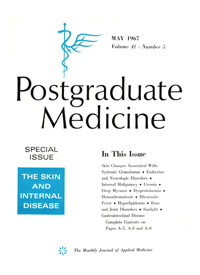 Cover image for Postgraduate Medicine, Volume 41, Issue 5, 1967