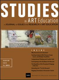 Cover image for Studies in Art Education, Volume 21, Issue 3, 1980