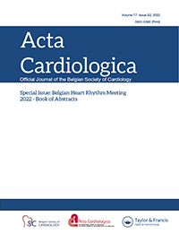 Cover image for Acta Cardiologica, Volume 77, Issue sup2, 2022