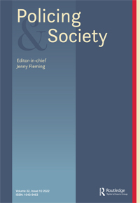 Cover image for Policing and Society, Volume 32, Issue 10, 2022