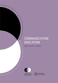 Cover image for Communication Education, Volume 71, Issue 2, 2022