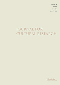 Cover image for Journal for Cultural Research