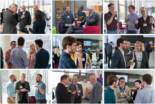 Figure 2. Conversations and catch-ups taking place during lunch after the L3C symposium.