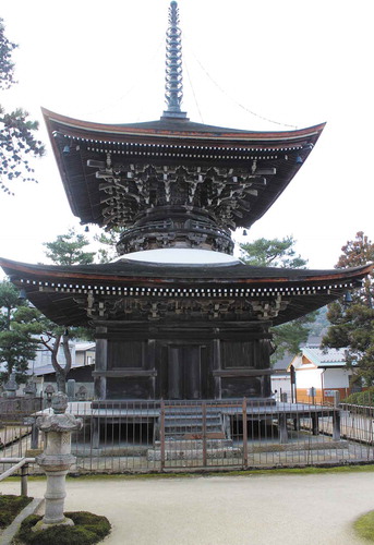 Figure 3. Two-Storied Pagoda (CE 1501) at Chionji Temple © Andy Hutcheson