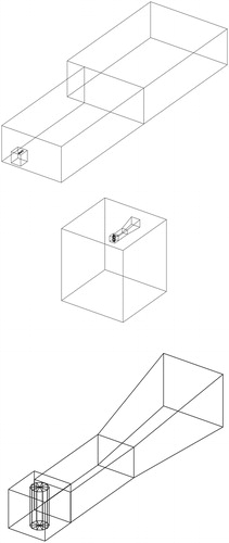 Figure 1. The geometry of the Geant4 model of FIGARO.